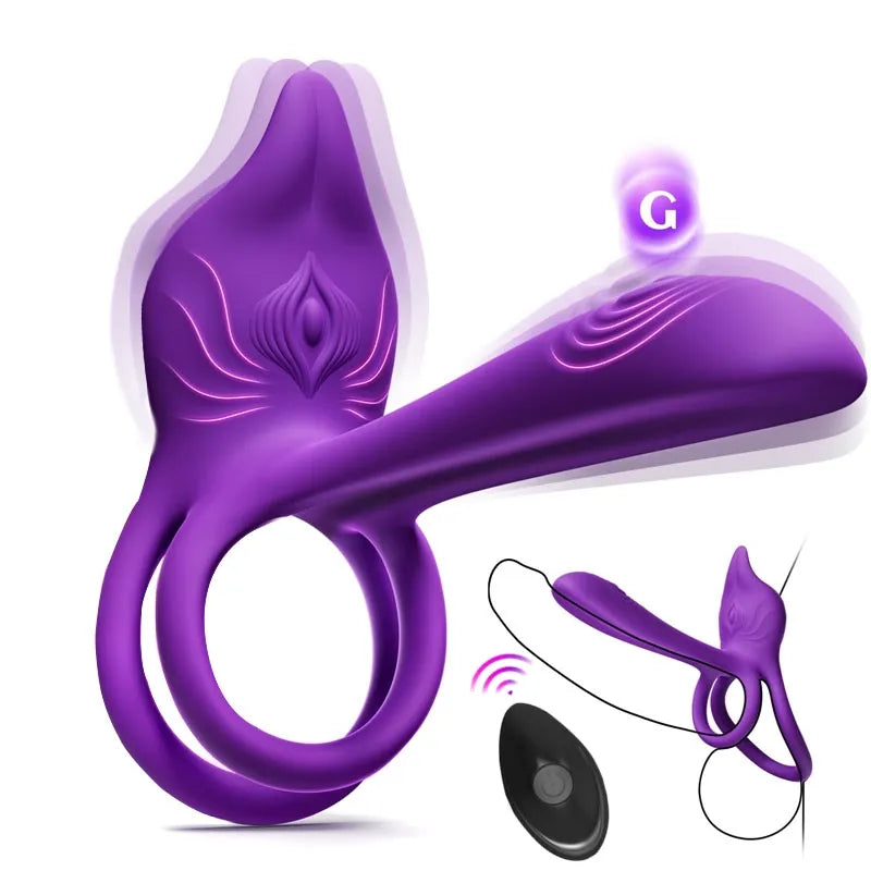 Enchanted Girl Luxe Smart Vibrating Ring – App-Controlled Pleasure for Couples