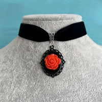 Gothic Rose Choker