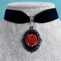 Gothic Rose Choker