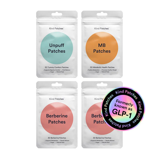 Unpuff, Berberine (x2), MB Patches 4-Pack